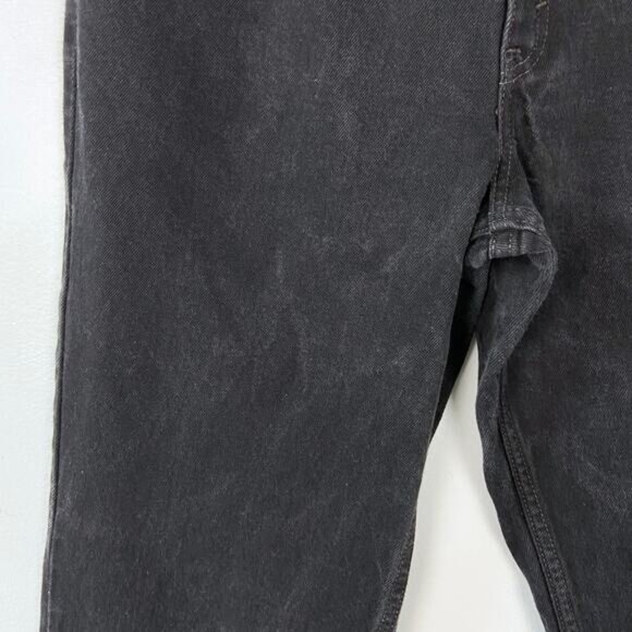 Levi's 550 Relaxed Fit Tapered Leg Jeans Black Cotton 90s '99 Y2k Vintage Sz 12 - Picture 5 of 12